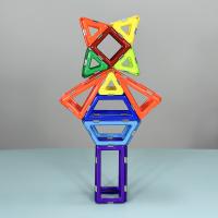Buy cheap 3d Educational Geometric Magnetic Building Tiles Set , Magnetic Building Shapes product