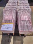 Pink Shopping Trolley Cart Single Layer Double Layer Shopping Cart