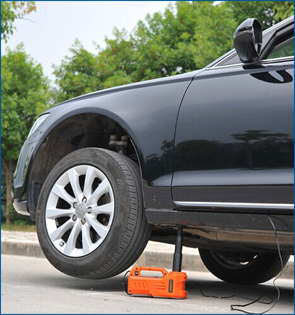 Air Operated Electric Hydraulic Car Jack CE Certified 155mm Min Height