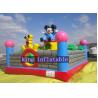 Buy cheap Lovely Mickey Kids Inflatable Amusement Park For Jumping Fun 0.45mm - 0.55mm PVC from wholesalers