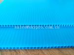 Blue Dirt - proof Polypropylene Hollow Sheet Durable PP Corrugated Plastic