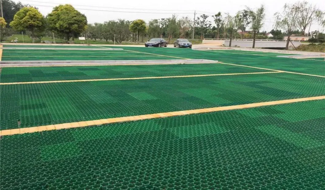 HDPE Plastic Grass Lawn Stabilizer Grid for Parking Lot Outdoor Roof Garden Permeable Pavers Interlocking Plastic Floor Grid