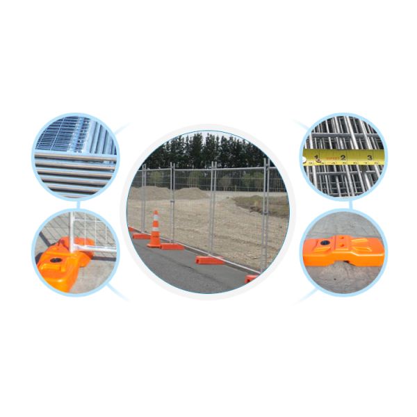 america parking lot welded standard temporary fence