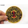 Buy cheap Rock Music Clothing Embroidery Patches Round 100 % Embroidery Twill Fabric from wholesalers
