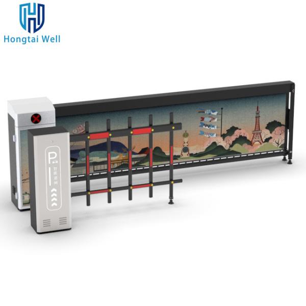 Parking Advertising Barriers Supports License Plate Recognition / Face