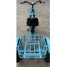 Buy cheap 24 Inch 3 Wheel Electric Tricycle 7 Speed 48V 750W Electric Fat Tire Cargo Bike from wholesalers