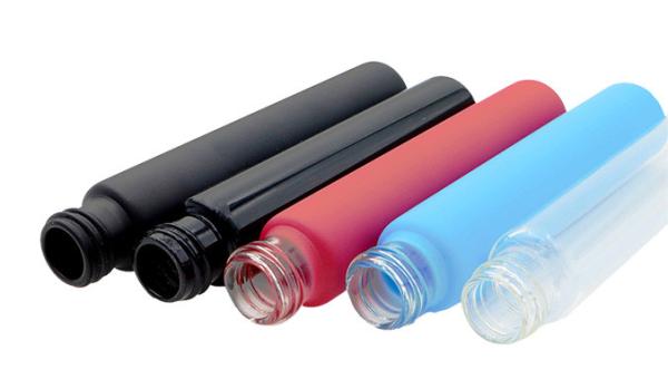 Buy cheap Child Resistant Joint Tube Custom Color Glass Pre Roll Tube Childproof Screw Lid Included from wholesalers