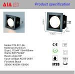 5W 7W 9W recessed mounted TRIAC dimmable LED downlight for supermarket