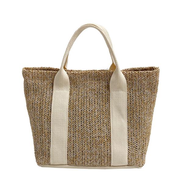 Buy cheap Spring And Summer Straw Beach Bag Suitable For Travel Holiday from wholesalers