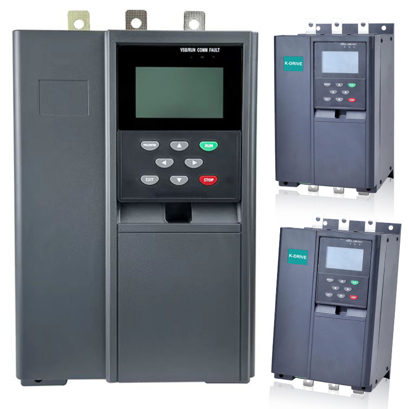 220V 1.5KW 2HP AC Motor Soft Starter 3 Phase 50/60HZ Plastic Material
