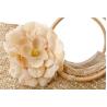 Buy cheap Natural Straw Brown Crochet Bag With Wooden Handles OEM from wholesalers