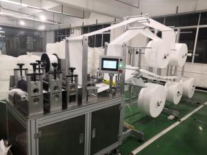 Wholesale Semi Automatic Face Mask Production Line , Nonwoven Disposable Face Making Machine from china suppliers