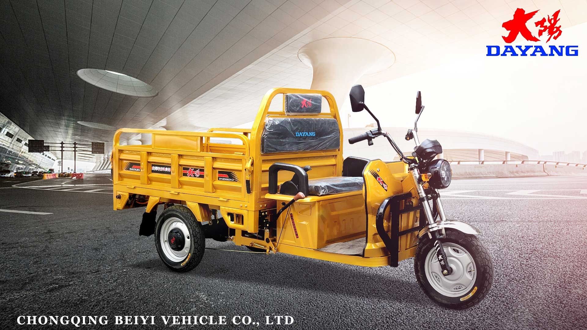 Cargo Tricycle 1000w 12000w 1500w Electric Adult Motorcycle Blue 3 Wheels CCC OEM