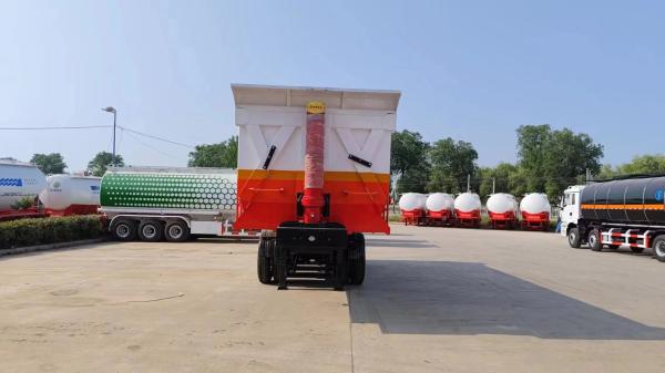 Buy cheap 3 Axles 40-80 Tons Hydraulic Side Box Tipper Dumper Dump Semi Trailer Best Choice from wholesalers