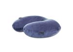 outdoor product U Shape Inflatable Car Pillow Airplane Neck Pillow blue pillow
