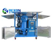 Buy cheap High Vacuum Double Stage Insulating Oil Purification Plant 9000Liters/Hour product