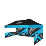 Outdoor Portable Trade Show Canopy Tent Black Coated Iron Frame For Businss