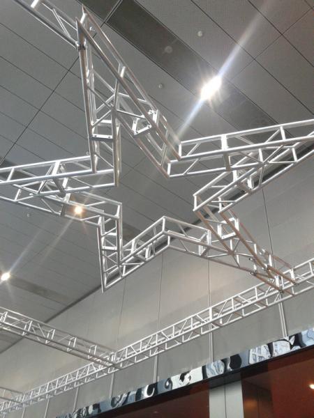 Buy cheap Silver Aluminum Circle Truss / Star Arch Truss For Lighting from wholesalers