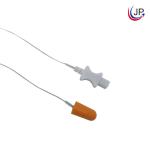 Buy cheap Disposable Orange Ear Canal Type 2.252k Thermistor Temperature Sensor from wholesalers