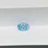 Buy cheap ZKZ Diamonds 1 Carat Size Oval Loose Lab Grown Blue Diamonds VVS2 from wholesalers