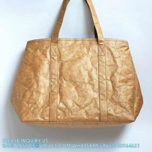 Buy cheap Eco-Friendly Reusable Grocery Paper handlebag Shopping Bag Tyvek Tote Bag sustainable Washable Shoulder Bag from wholesalers