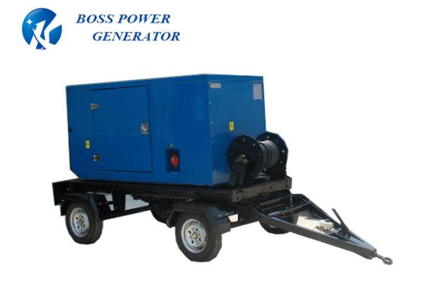 Buy cheap AC 3 Phase Trailer Diesel Generator Reliable Engine Performance Reduced Emissions from wholesalers