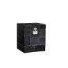 Buy cheap Vintage Black Leather Storage Trunk Aluminium Sheet Copper Lock For Reception Room from wholesalers