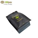 250g Flat Bottom Coffee Packing Bags With Valve Stand Up Pouch PET Air Proof