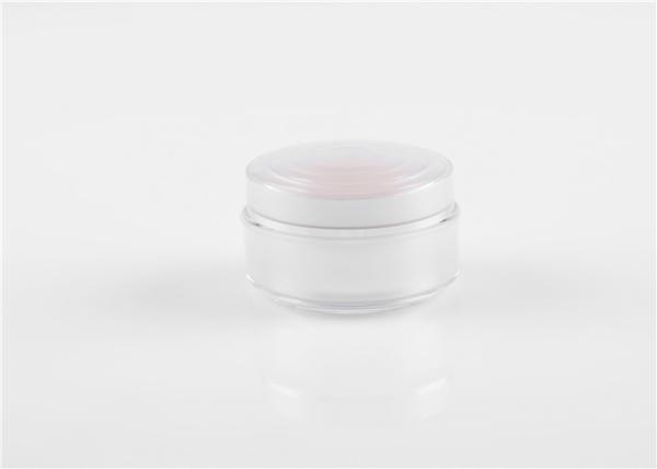 Buy cheap Acrylic Plastic Pump Airless Cosmetic Bottles Blue 15ml Silk Screen Printing from wholesalers