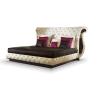 Buy cheap 2.4m Luxury King Platform Bed Titanium Modern Bedroom Furniture Sets 1.34m from wholesalers