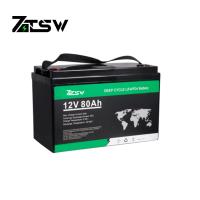 Buy cheap 12V 80Ah MSDS Deep Cycle LiFePo4 Battery CV Rechargeable Scooter Battery product