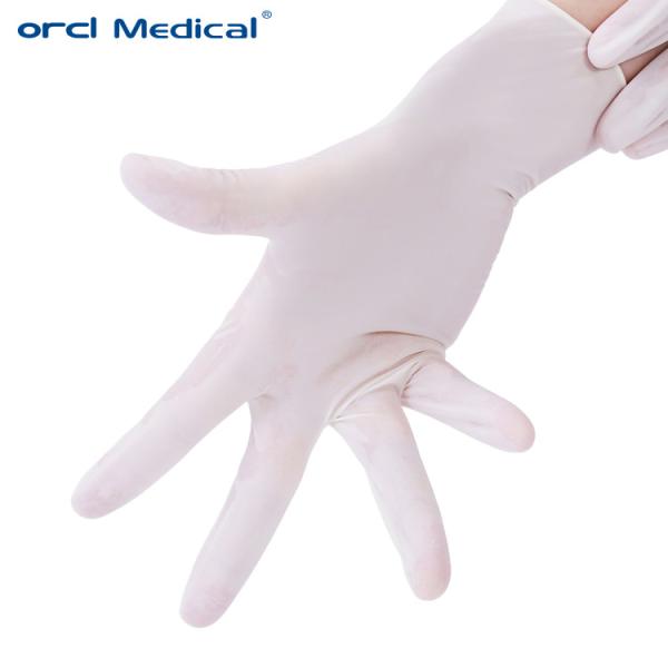Buy cheap Disposable Sterilized Rubber Surgical Gloves , Safety Latex Examination Gloves from wholesalers