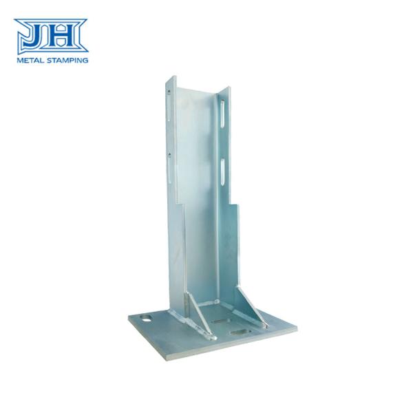 Buy cheap Q235B Metal Stamping Parts Elevator Brackets Zinc Plating Surface Treatment from wholesalers