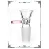Buy cheap Pink Clear Blue Glass Bowl Accessories Water Pipe 14.4MM 18.8MM Joint Accessory from wholesalers