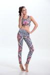 OEM women yoga pants polyester spandex fabric bodybuilding gymwear
