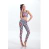 Buy cheap OEM women yoga pants polyester spandex fabric bodybuilding gymwear from wholesalers