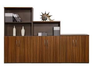 Wholesale Melamine Office File Cabinets Golden Walnut Color Free Combination Low Noise from china suppliers