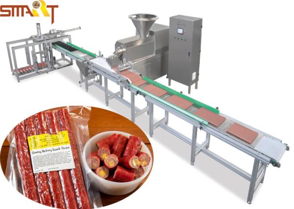 Buy cheap 100 - 300kg / H Auto Meat Strip Traying System With Two Layers Belts Design from wholesalers