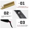 Buy cheap Hair Care Dual Voltage 45W 450F Titanium Hot Iron Comb For Women from wholesalers