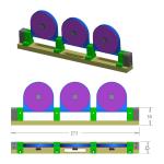 56mm Three-Ring Fiber Polarization Controllers for Versatile Polarization