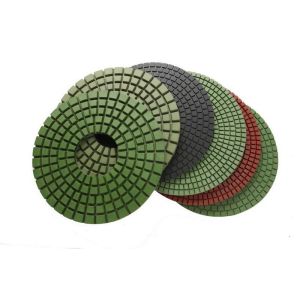 Buy cheap High Gloss Finish Diamond Polishing Pads , Resin Bond Diamond Stone Polishing Pads from wholesalers