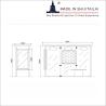 Buy cheap 3560*1600*2380mm 20AH 150W Bus Stop Shelter from wholesalers