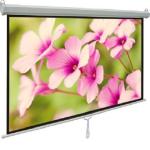 120 Inch Self Lock Projector Screen For Home School Matte White