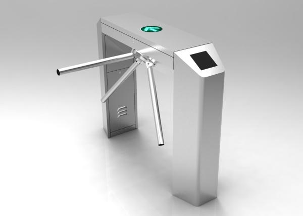 Buy cheap School Tripod Drop Arm Turnstile Rfid / Fingerprint Reader 30 Person / Min1200 * 280 * 980mm from wholesalers
