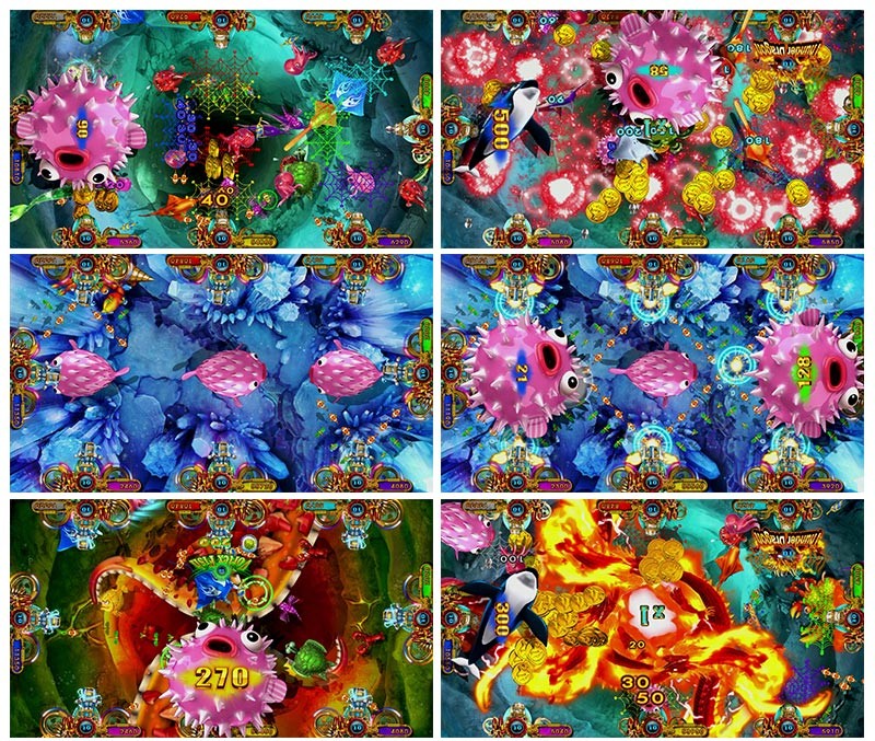 55 Inch 85 inch Arcade Fish Game Motherboard Ocean King3 Aquamam Realm Hunter