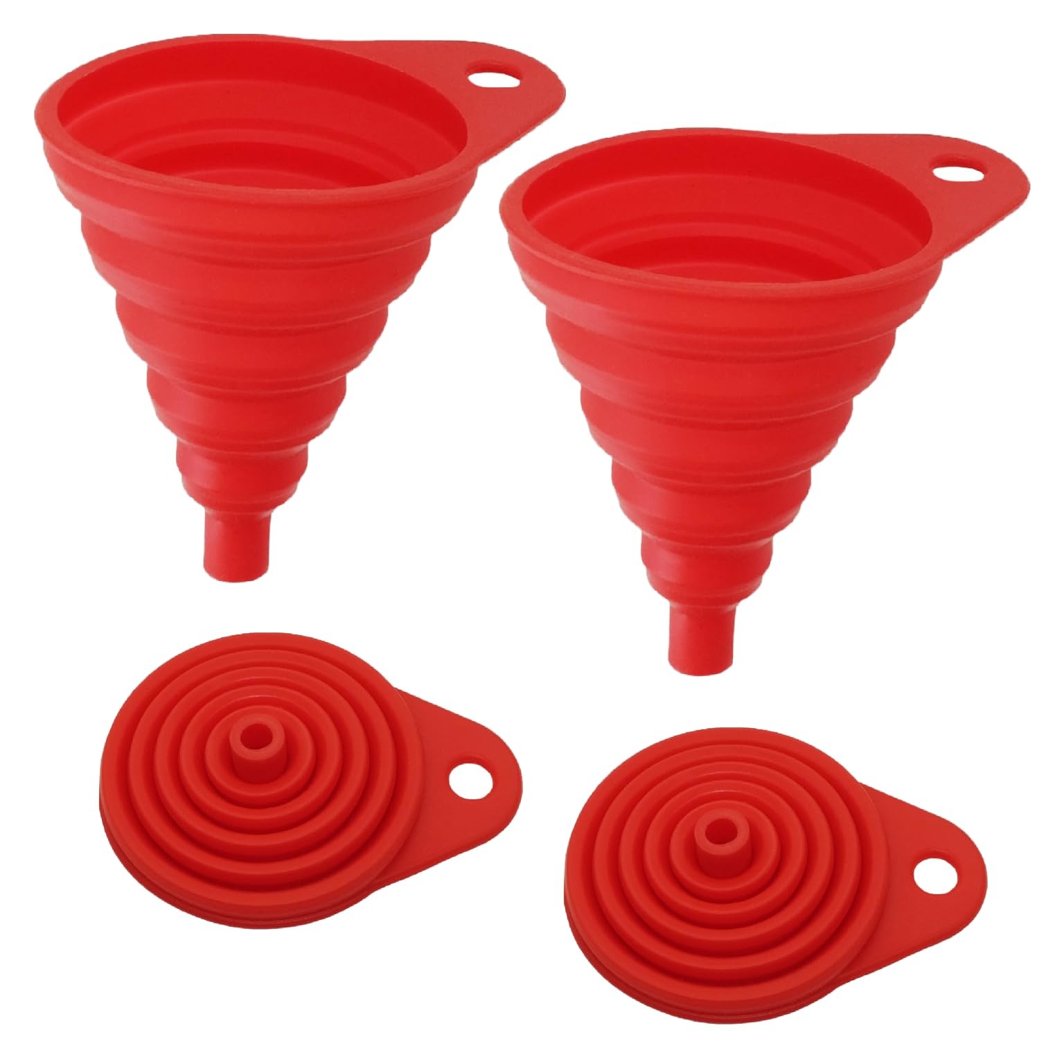 Funnels For Filling Bottles Kitchen Funnel Funnels For Kitchen Use Food Grade Silicone Collapsible Funnel Liquid Powder