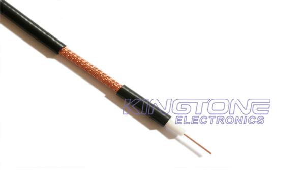 Buy cheap 20 AWG CCS RG59 CCTV Coaxial Cable 95% CCA Braiding PVC Jacket for Security Camera from wholesalers