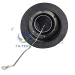 Rubber Cap Pleated Filter Bags High Efficiency 153 * 2000mm Diameter For Cement