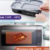 Buy cheap Packaging 3 Compartments Takeout Boxes Black Microwave Plastic Lunch Box Food Containers Wholesale from wholesalers