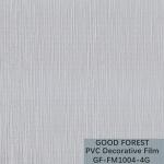Decorative PVC Film For Furniture Cloth Grain Type Good Flowability